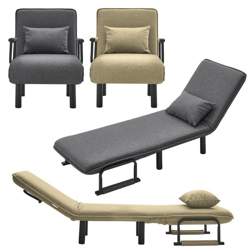 Fabric fold out guest sofabed - fold,