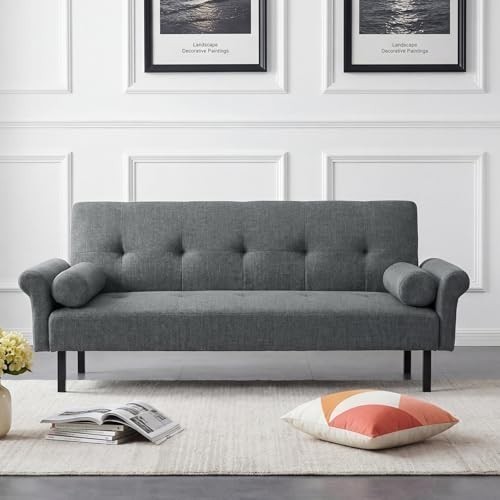 Seater grey linen fabric - 3,